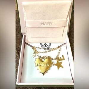 14k Gold plated “Mama” Heart Necklace by Hart $300